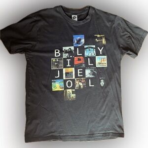 Billy Joel Unisex Album Covers Graphic Band Tee